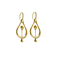 Pendientes Float Oro