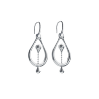 Pendientes Float Plata