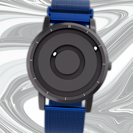 Jupiter Black mesh magnetic blue