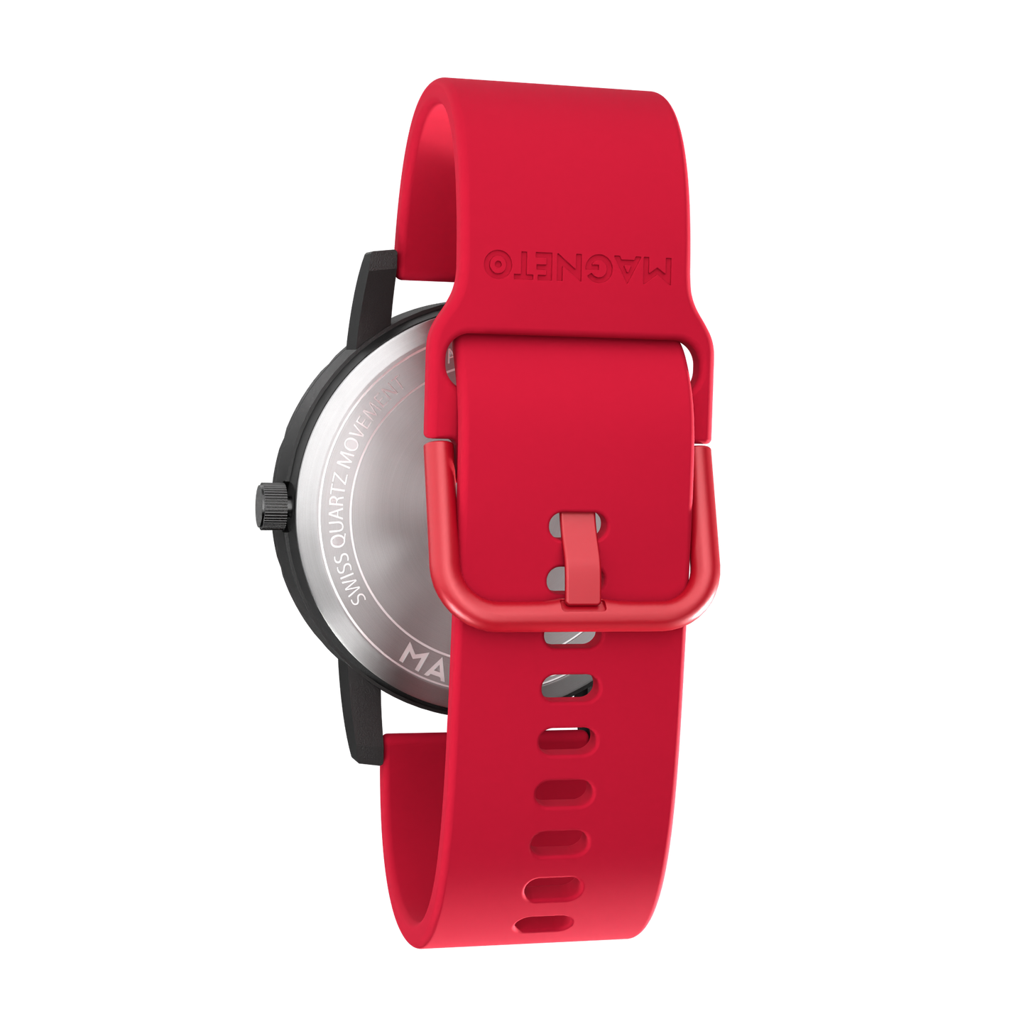 Jupiter Black silicone red