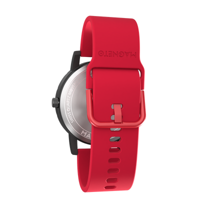 Jupiter Black silicone red