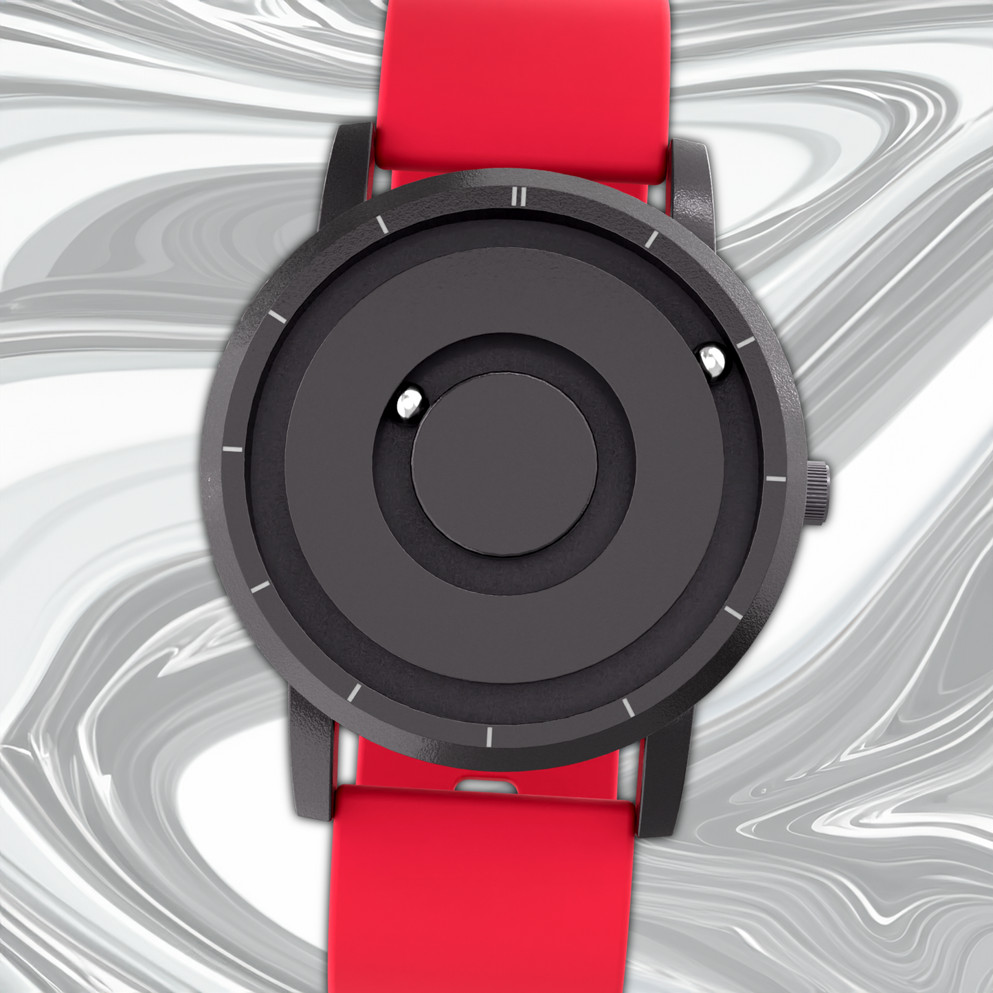 Jupiter Black silicone red