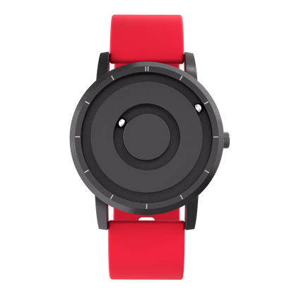 Jupiter Black silicone red