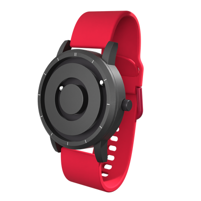 Jupiter Black silicone red