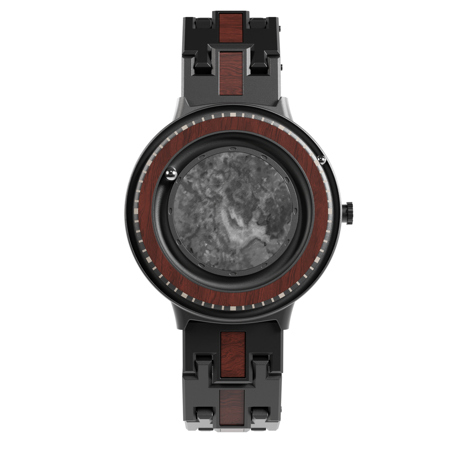 Magneto-Watch-Marble-Wood-Front