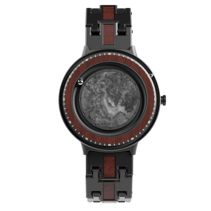 Magneto-Watch-Marble-Wood-Front