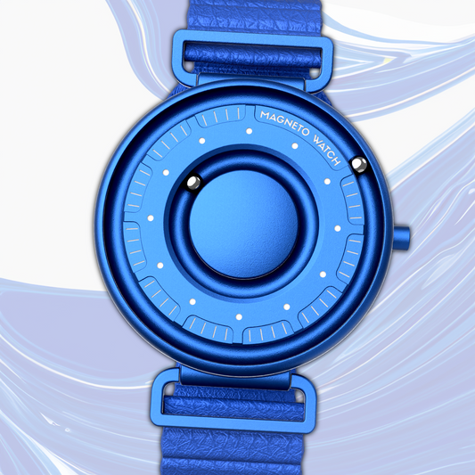 Primus Blue synthetic leather magnetic blue