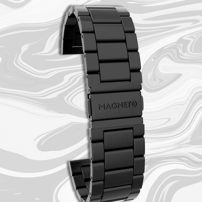 Bracelet en acier inoxydable noir