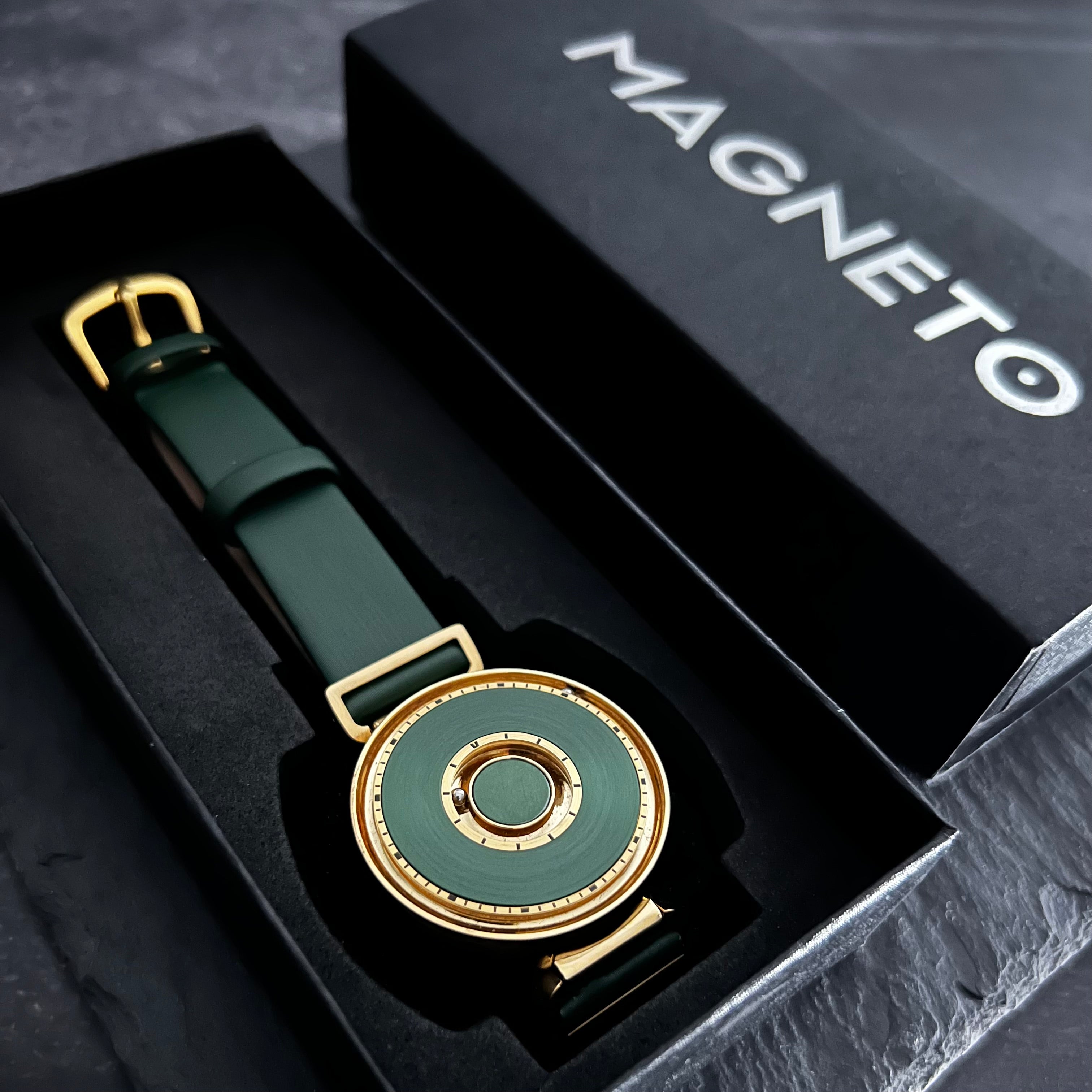 MAGNETO Jupiter Black Silicone Black Wristwatch – Magneto Watch
