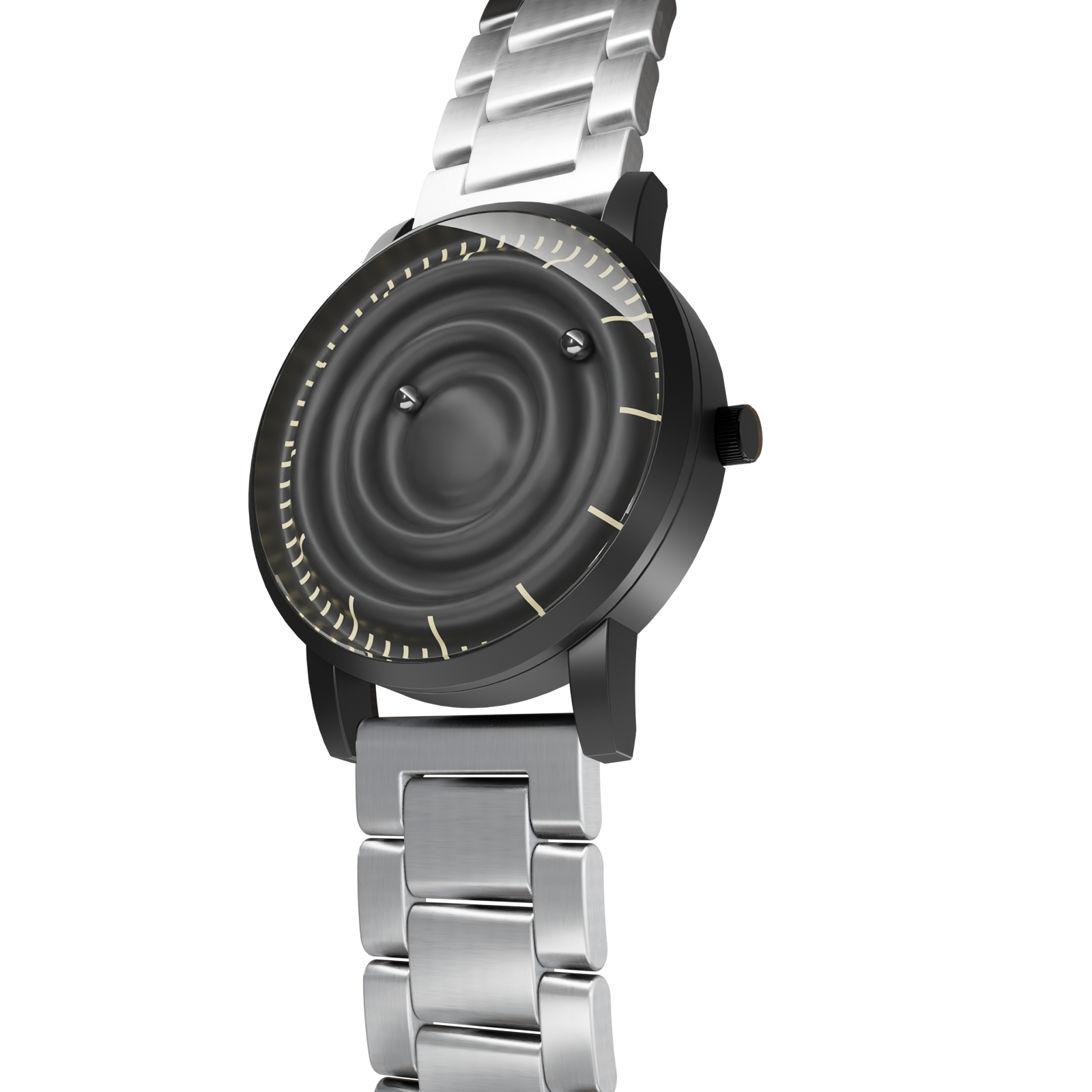 MAGNETO Wave Blue Silicone White Wristwatch – Magneto Watch