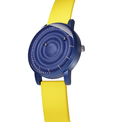 Magneto-Watch-Wave-Blue-Silikon-Gelb-Side